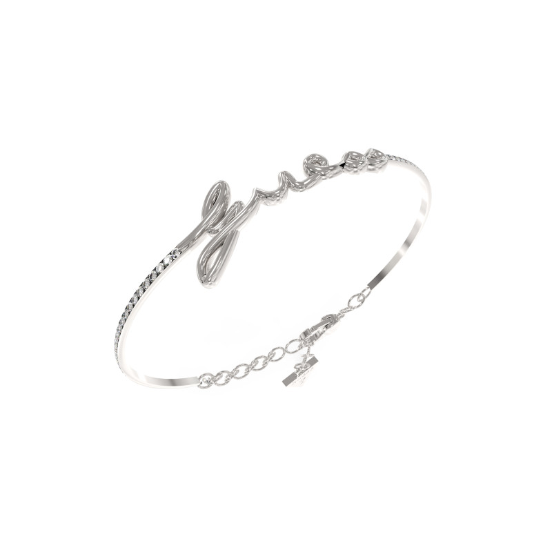 Bransoletka Guess srebrna z cyrkoniami JUBB03311JWRH - JubilerSezam.pl