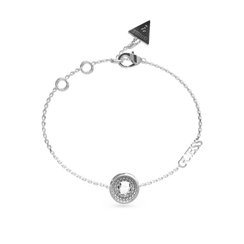 Bransoletka Guess srebrna z kryształkami JUBB03399JWRH - JubilerSezam.pl