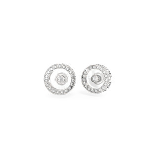 Kolczyki Guess srebrne z kryształami JUBE03256JWRH - JubilerSezam.pl
