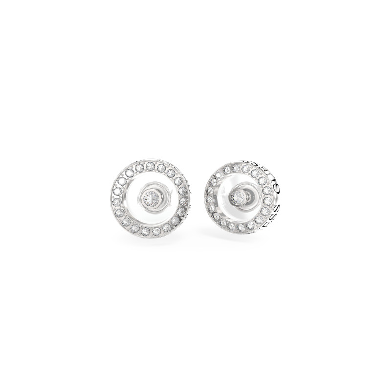 Kolczyki Guess srebrne z kryształami JUBE03256JWRH - JubilerSezam.pl