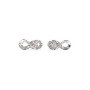 Srebrne Kolczyki Guess z Kryształkami JUBE03262JWRH - JubilerSezam.pl