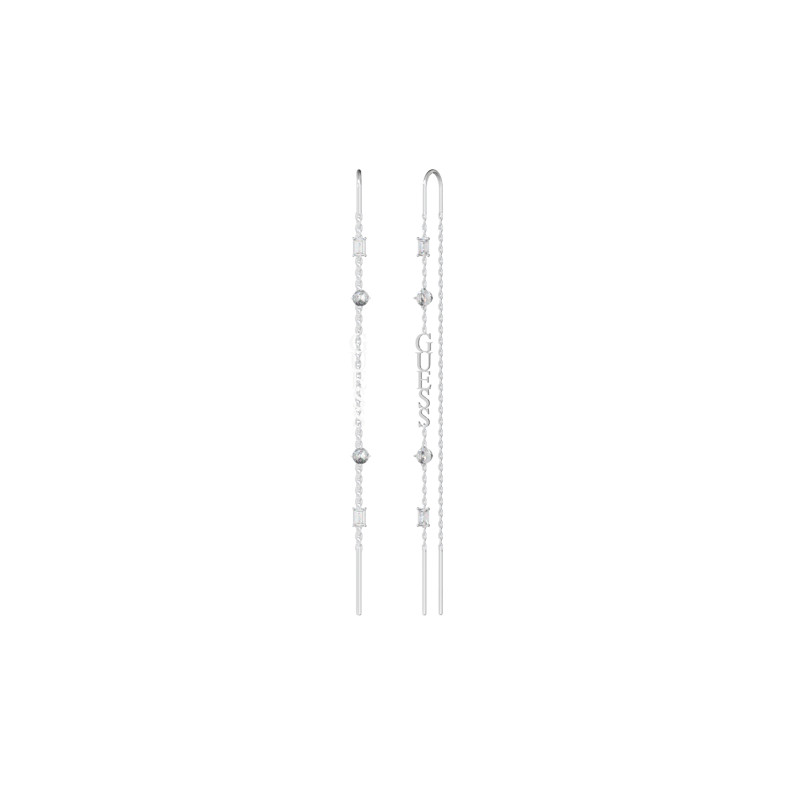 Srebrne Kolczyki Guess z Kryształami JUBE03297JWRH - JubilerSezam.pl