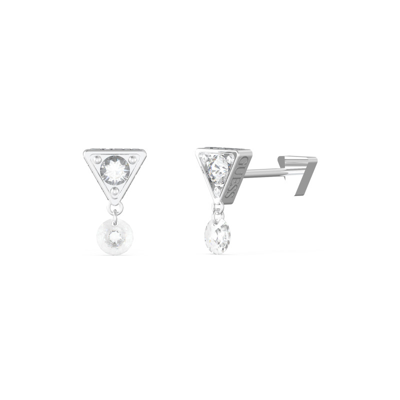 Kolczyki Guess srebrne z cyrkoniami JUBE03304JWRH - JubilerSezam.pl