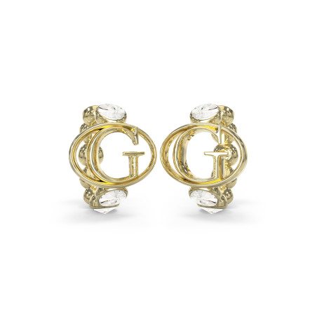 Złote Kolczyki Guess z Cyrkoniami JUBE03360JWY - JubilerSezam.pl