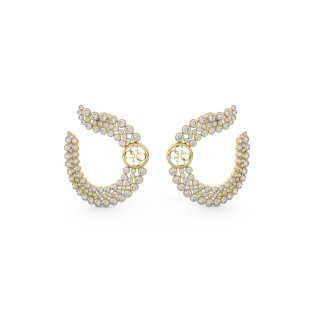 Kolczyki Guess złote z cyrkoniami JUBE03368JWYG - JubilerSezam.pl