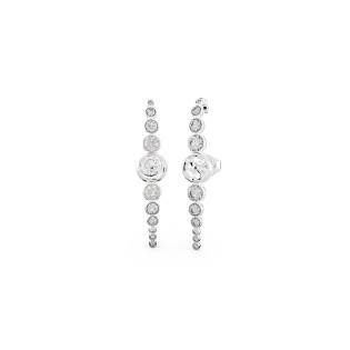 Kolczyki Guess złote z kryształami JUBE03372JWRH - JubilerSezam.pl