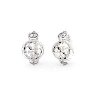Srebrne Kolczyki Guess z Kryształkami JUBE03373JWRH - JubilerSezam.pl