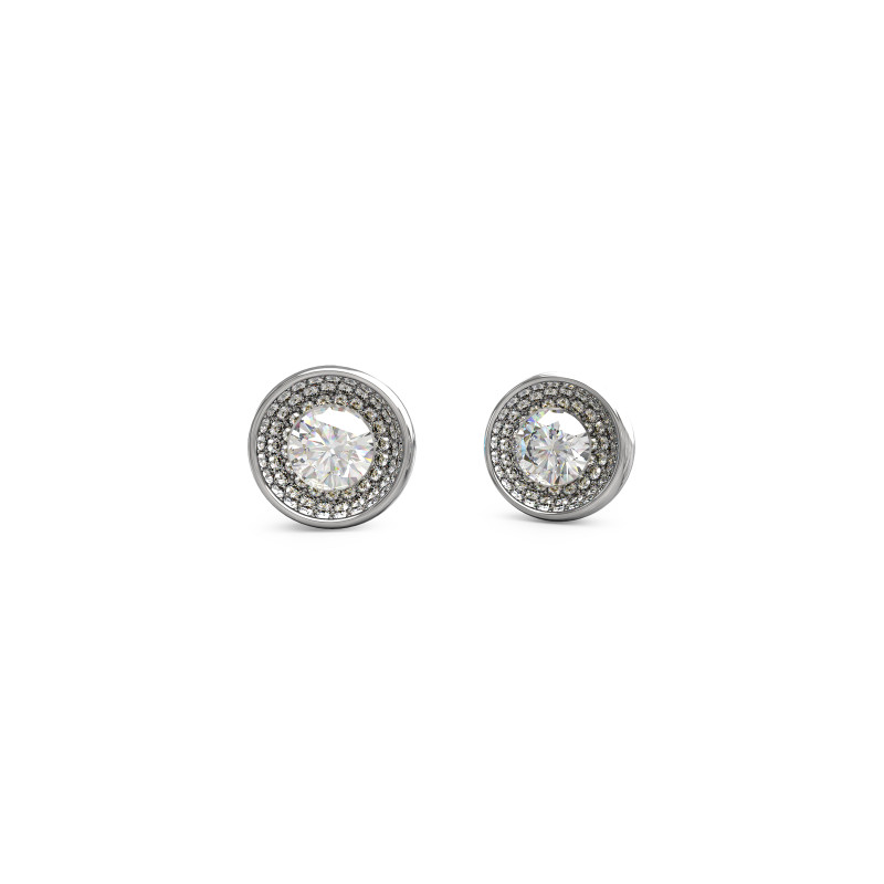 Kolczyki Guess srebrne z cyrkoniami JUBE03396JWRH - JubilerSezam.pl