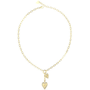 Złoty Naszyjnik Guess JUBN03234JWYG z Kryształami - JubilerSezam.pl
