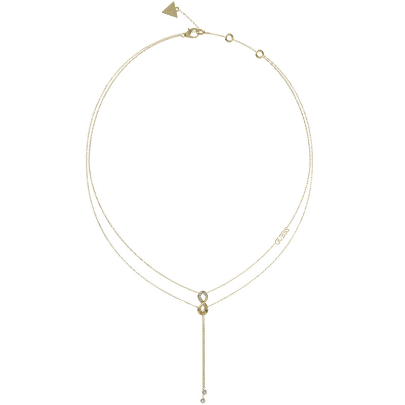 Złoty Naszyjnik Guess z Kryształami JUBN03261JWYG - JubilerSezam.pl