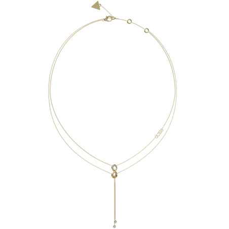 Złoty Naszyjnik Guess z Kryształami JUBN03261JWYG - JubilerSezam.pl