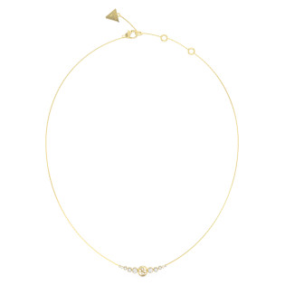 Złoty Naszyjnik Guess JUBN03370JWYG z Kryształami - JubilerSezam.pl