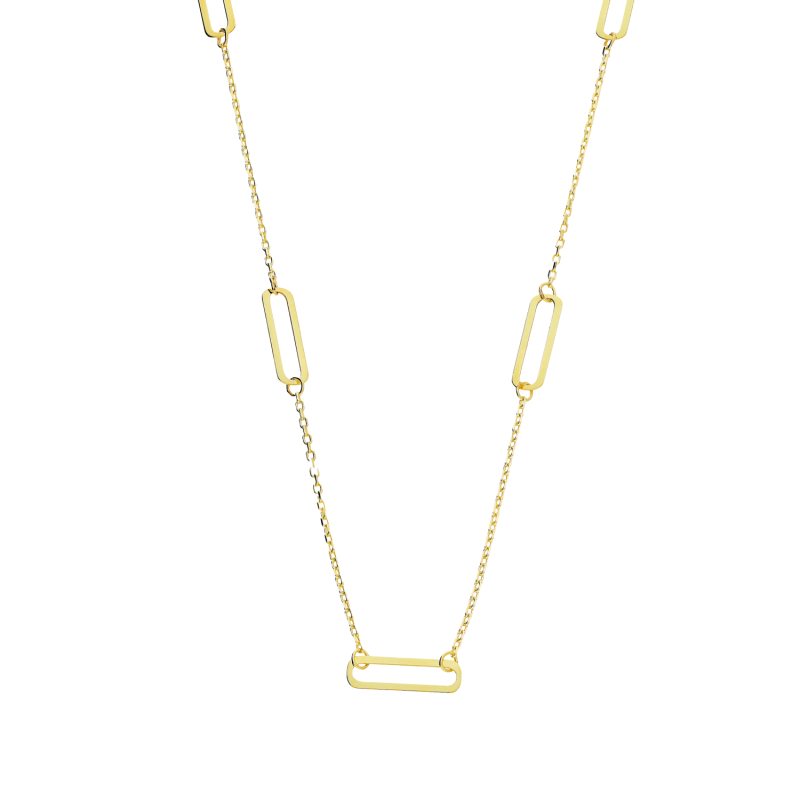 Naszyjnik złoty anker long x5/rolo MZ T23-N-LN-544 próba 375