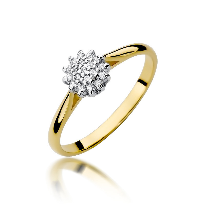 Pierścionek zaręczynowy z diamentami BE W-401 BRIDELL