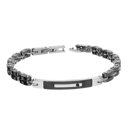 Bransoleta męska blaszka z kropką EX BRX1784