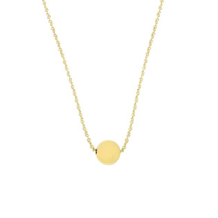 Naszyjnik złoty z gładką kulką 4mm/rolo AR XXCABLE14N-0972-II próba 375