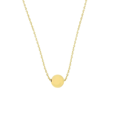 Naszyjnik złoty z gładką kulką 4mm/rolo AR XXCABLE14N-0972-II próba 375