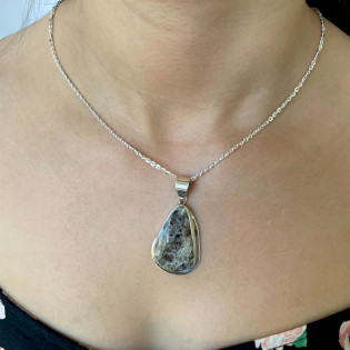 Zawieszka srebrna granat Norwegia GX-granor-3 próba 925