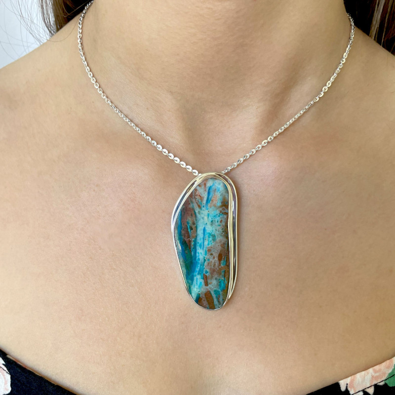 Zawieszka srebrna opal Chile GX-opachil-3 próba 925