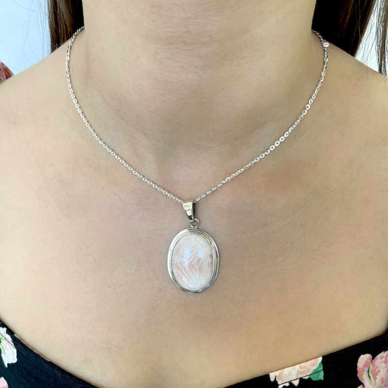 Zawieszka srebrna Scolecite Afryka GX-scol-1 próba 925