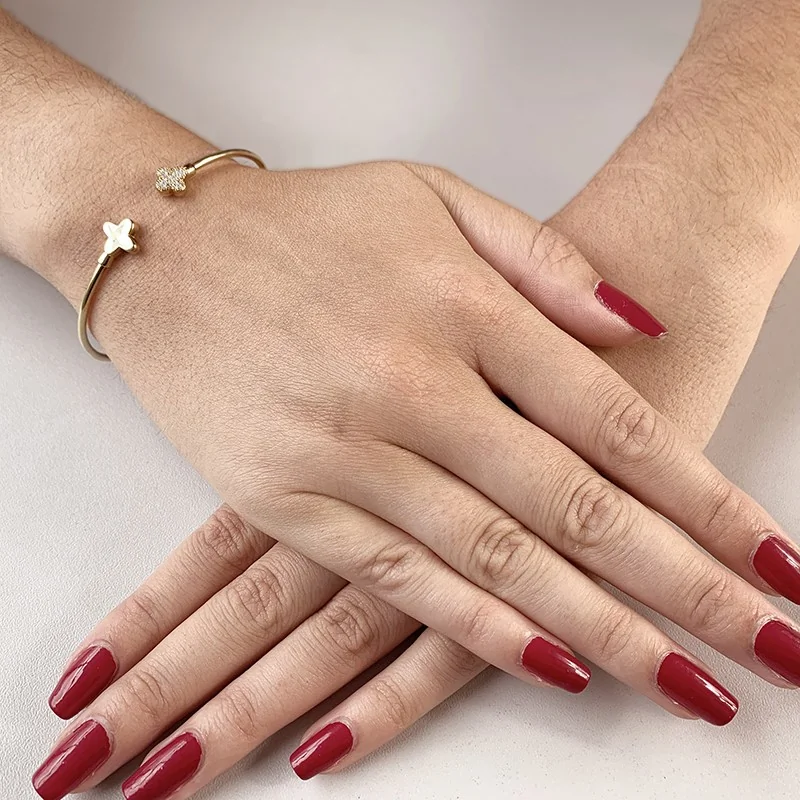 Bransoleta złota bangle z cyrkoniami LP 18K50-BNG0009-Y próba 375