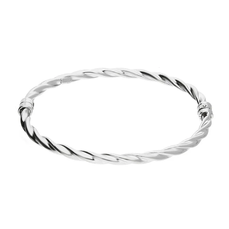 Bransoleta bangle 4mm skręcana/szufladka NI BRN25857C próba 925