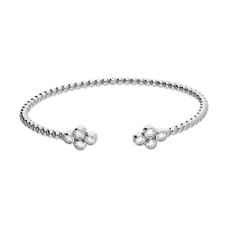 Bransoleta bangle bead romb z cyr gł.opr JA805 próba 925