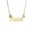 Naszyjnik złoty imię Asia z cyrkonią/anker MZ T57-NN-21-CZ próba 375