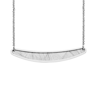 Naszyjnik srebrny obła matowa blaszka/rolo M3-092 ROD próba 925