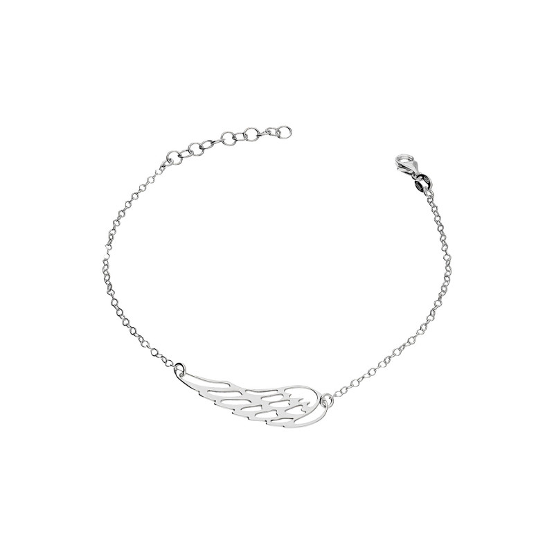 Srebrna Bransoletka Skrzydło ażurowe pr. 925 - JubilerSezam.pl