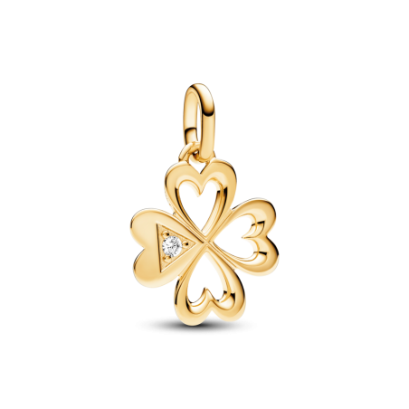 Medalion Pandora ME Czterolistna koniczyna z serc 763034C01