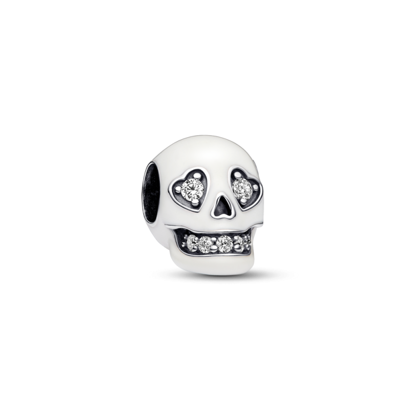 Charms Pandora Czaszka świecąca w ciemności pr. 925 - JubilerSezam.pl