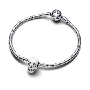 Charms Pandora Czaszka świecąca w ciemności pr. 925 - JubilerSezam.pl