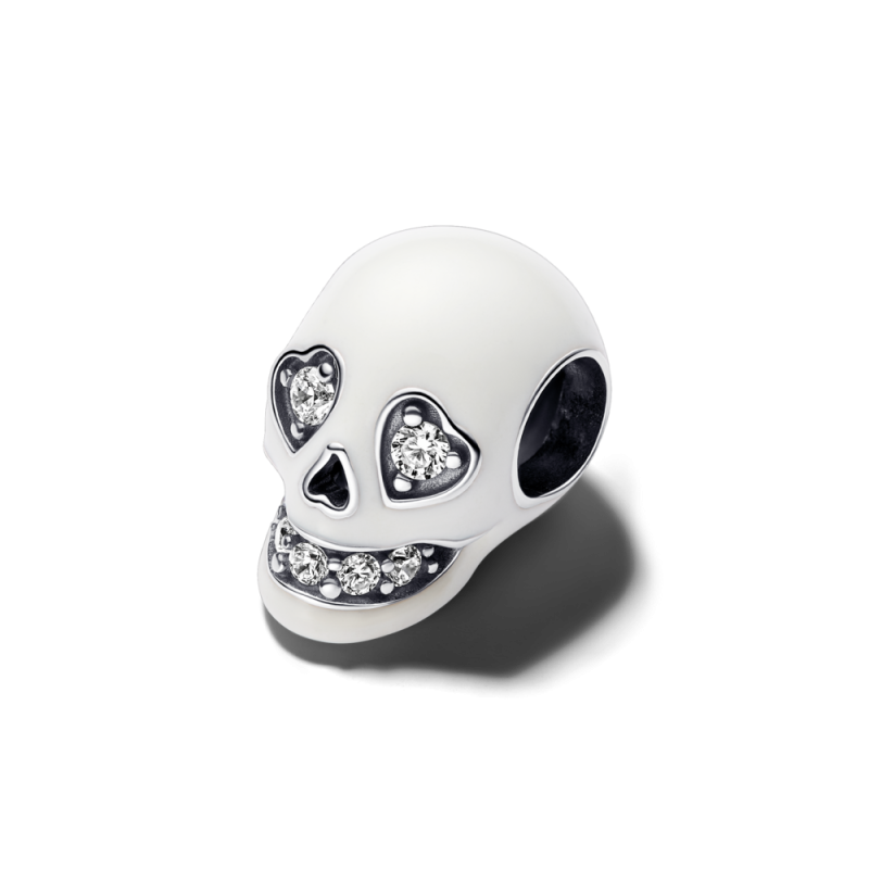 Charms Pandora Czaszka świecąca w ciemności pr. 925 - JubilerSezam.pl
