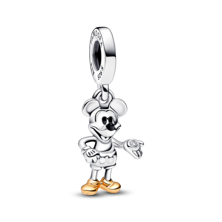 Charms Myszka Miki Disney 100 - Srebro 925 - JubilerSezam.pl