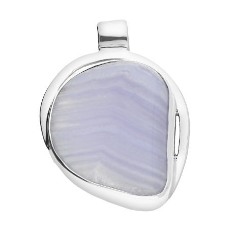 Zawieszka srebrna błękitny Chalcedon Turcja GX-chaltur-3 próba 925