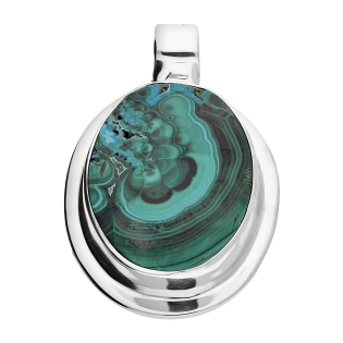 Zawieszka srebrna chryzokola Afryka GX-chryz-16 próba 925