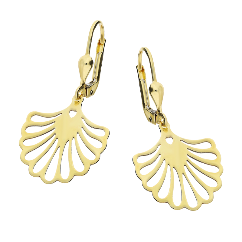 Kolczyki złote ażurowy wachlarz/big.zam. LP 14U30-98E0048-Y próba 375