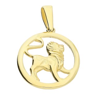 Zodiak złoty lew LP 34U25-ZDC17-Y koło ram próba 375