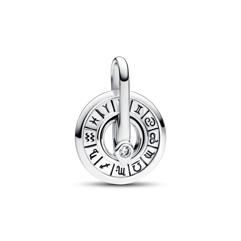 Srebrny Medalion Pandora ME Koło Zodiaku pr. 925 - JubilerSezam.pl