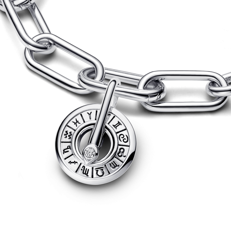 Srebrny Medalion Pandora ME Koło Zodiaku pr. 925 - JubilerSezam.pl