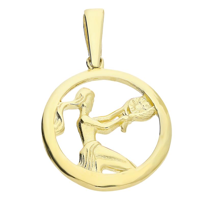 Zodiak złoty panna LP 34U25-ZDC18-Y koło ram próba 375