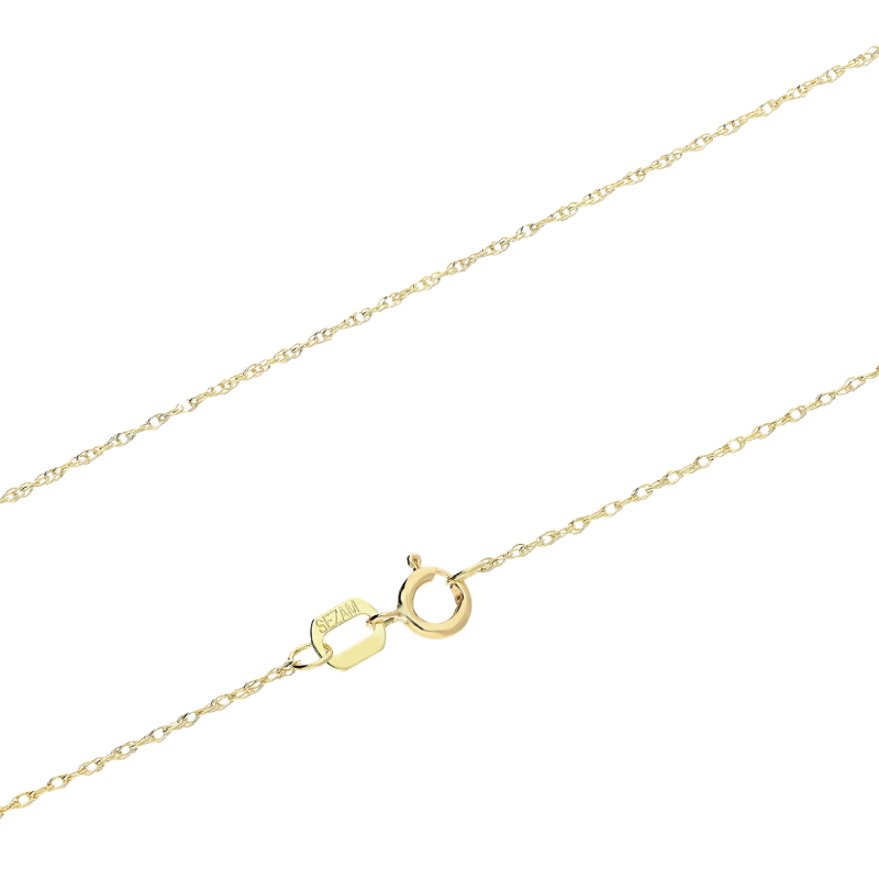 Złoty łańcuszek singapur pr. 375 - JubilerSezam.pl