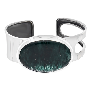 Bransoleta srebrna awenturyn Indie GX-awe-1 bangle próba 925