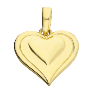 Serduszko złote z gładkim sercem MZ T45-P-K1461 próba 585