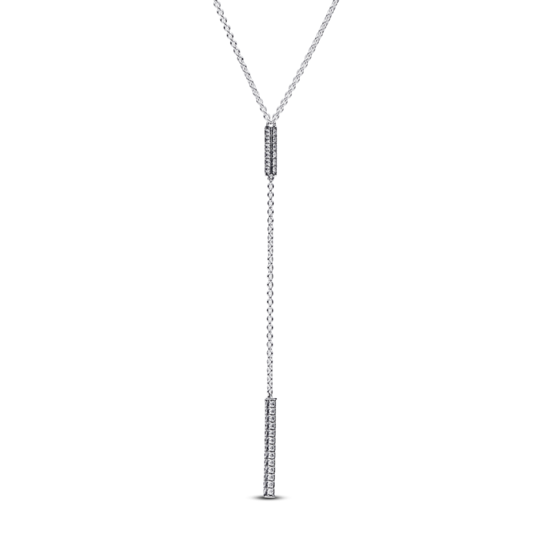 Naszyjnik wysadzany kamieniami Pandora Timeless 393013C01 próba 925