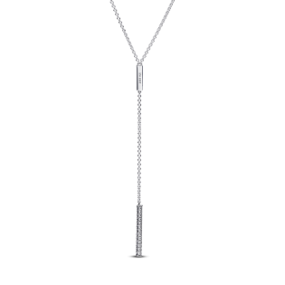 Naszyjnik wysadzany kamieniami Pandora Timeless 393013C01 próba 925