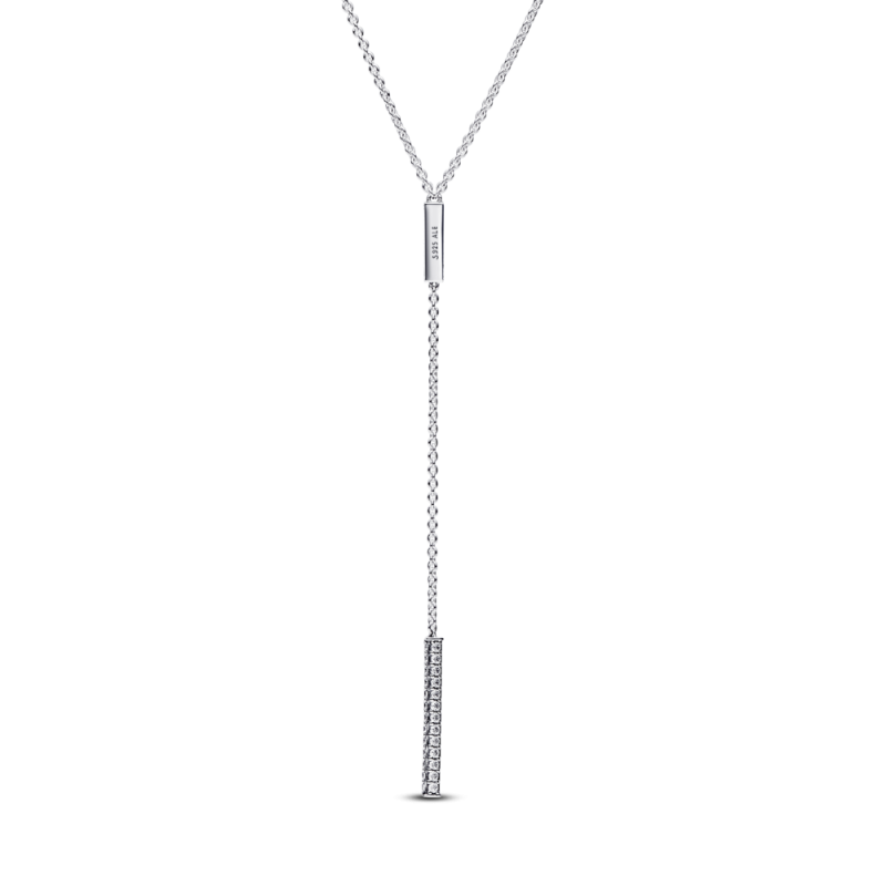 Naszyjnik wysadzany kamieniami Pandora Timeless 393013C01 próba 925