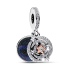 Srebrno-złoty charms-zawieszka Spadająca gwiazda Pandora 782975C01