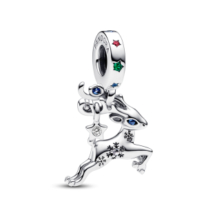 Charms-zawieszka Świąteczny Renifer Pandora 792826C01 próba 925